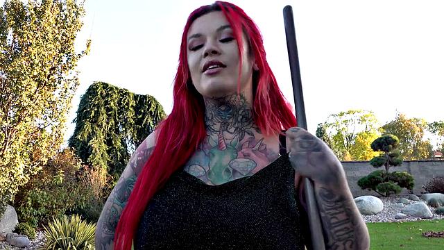 Cum play in my garden