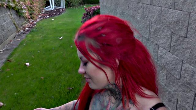 Cum play in my garden