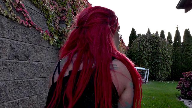 Cum play in my garden