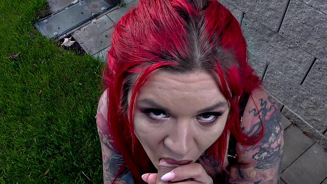 Cum play in my garden