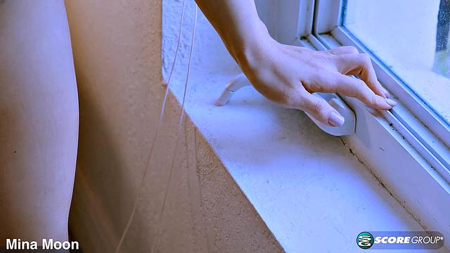 When parents are away, Mina fucks