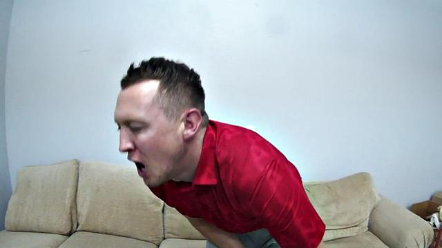 Ripped stud wanks after ball busting kicks in duo