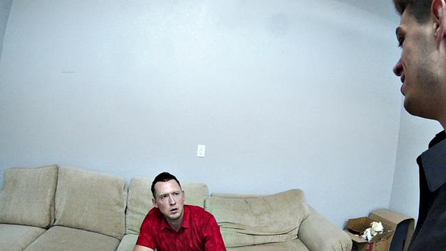 Ripped stud wanks after ball busting kicks in duo