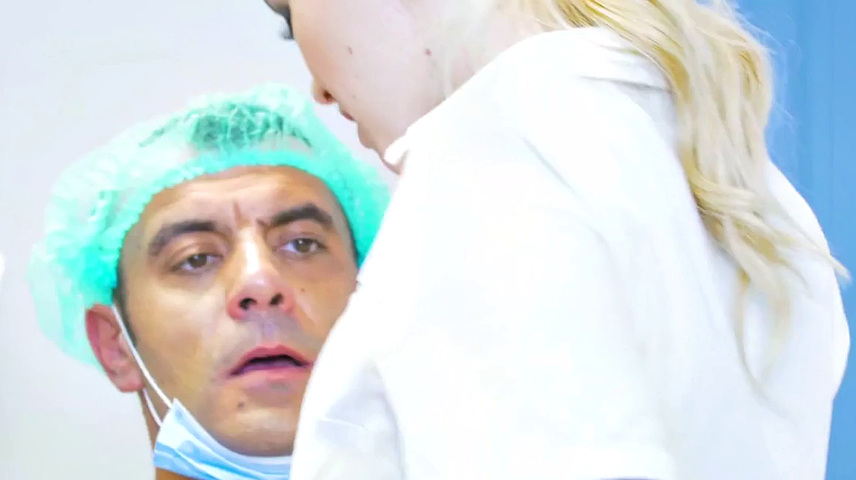 Big ass nurse with perky boobs pussyfucked by dentist