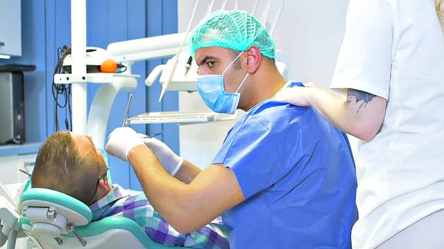 Big ass nurse with perky boobs pussyfucked by dentist