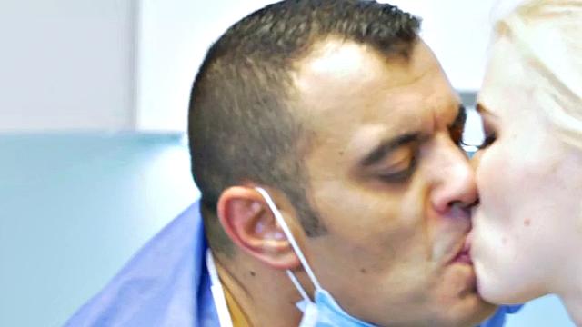 Big ass nurse with perky boobs pussyfucked by dentist