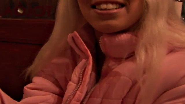 Public busty babe drilled in wet pussy by big dick