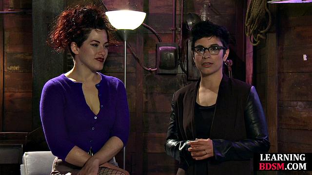 BDSM Lesbian pussytoying her GF