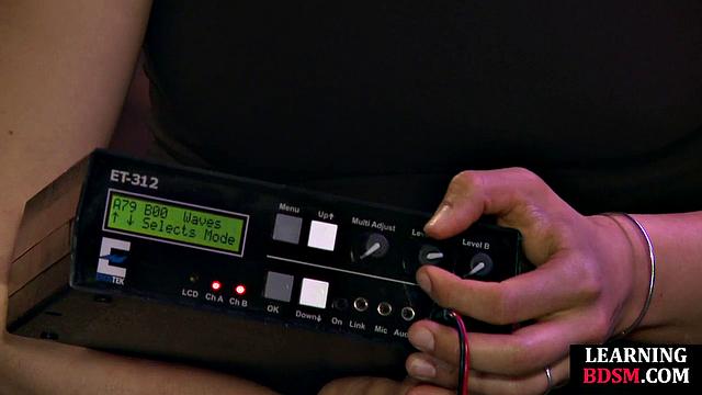 BDSM Lesbian pussytoying her GF