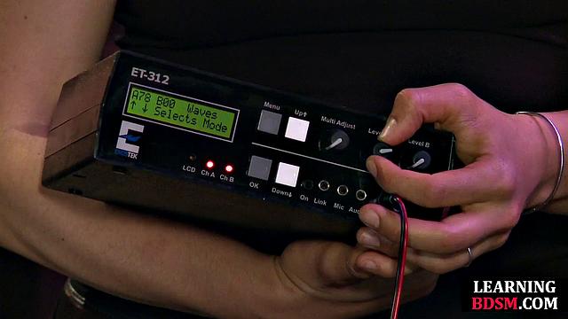 BDSM Lesbian pussytoying her GF