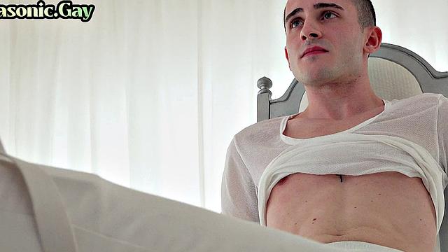 Religious master cock-sucking skinny apprentice