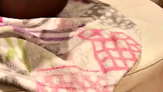 Sarah's bald pussy gets pounded by a BBC while she plays with her small tits