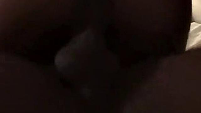 Sarah's bald pussy gets pounded by a BBC while she plays with her small tits