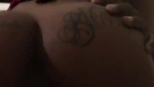 Sarah's bald pussy gets pounded by a BBC while she plays with her small tits