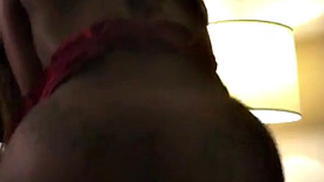 Sarah's bald pussy gets pounded by a BBC while she plays with her small tits