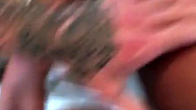 Sarah's bald pussy gets pounded by a BBC while she plays with her small tits