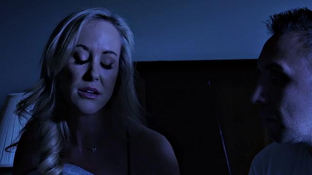 Sexy skinny babe with tattoos goes wild with big dicks in front of camera