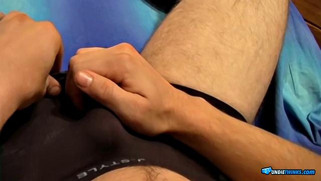Bryce Corbin Blows a Load in His Speedos