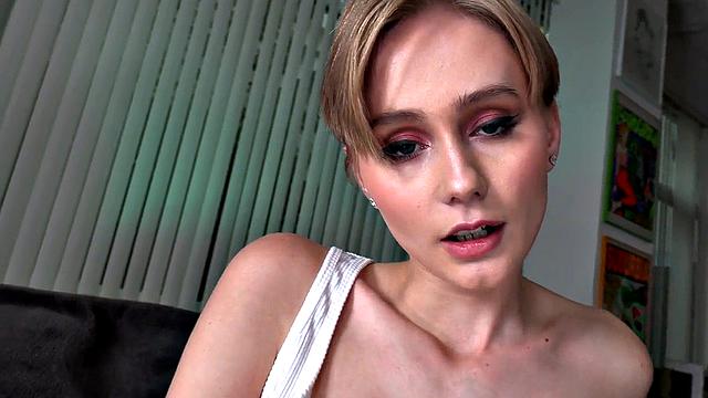 POV anal babe sucks and rides cock in dirty talking