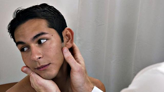 Tiny twink barebacked by doctor in his infirmary