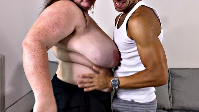 BBW dirty bitch fucked by big dick after sucking