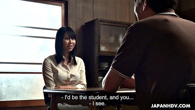 Mikan Kururugi gets pounded by her student