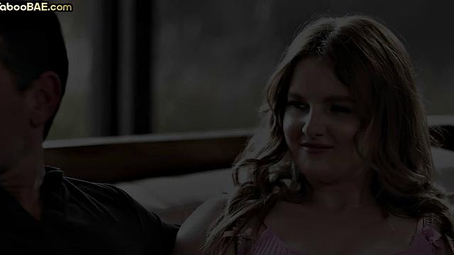 Bigbooty babe passionately ridings lovers cock on sofa