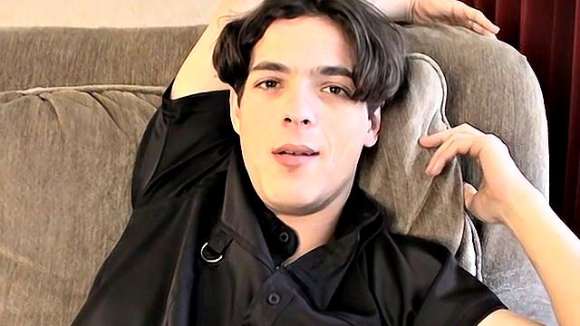 Big-Dicked David Solo Jerking - David Reed