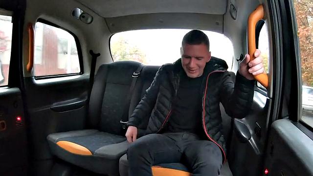 A curvy taxi driver ride before getting her tight pussy stuffed on backseat