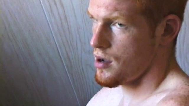 Tristan watches a porn video, while playing with himself, and we enjoy some close-ups of his pleasure