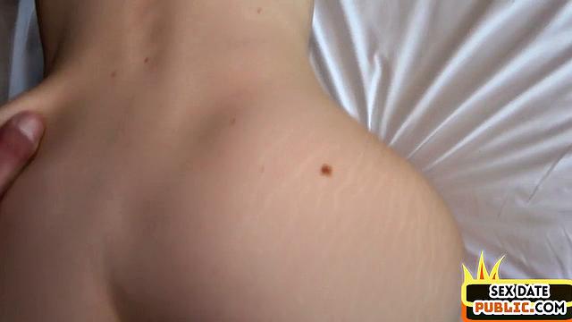 Amateur inked babe gets pussybanged in POV