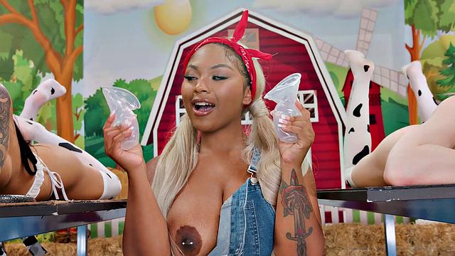 TRANSFIXED - Greedy Avery Jane Works Hard To Get More CREAMY From Sexy Eva Maxim & Izzy Wilde