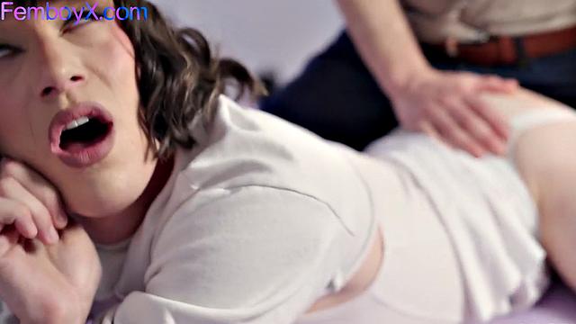 Tennis trap femboy spread by lover