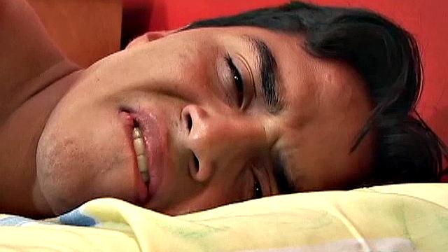 Latin twink Bernard wakes up with morning wood and decides to pleasure himself. With the covers off, he strips naked and thinks a cute boy fucking him would be ideal right now, but his finger will have to do.