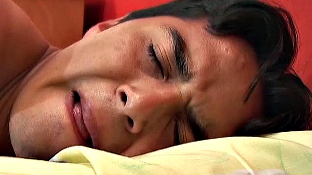 Latin twink Bernard wakes up with morning wood and decides to pleasure himself. With the covers off, he strips naked and thinks a cute boy fucking him would be ideal right now, but his finger will have to do.