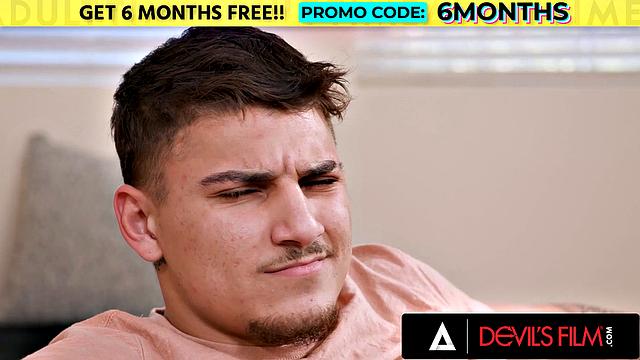 DEVILS FILM - Horny 18yo Coco Lovelock Squirts During Sex With Stepbrother