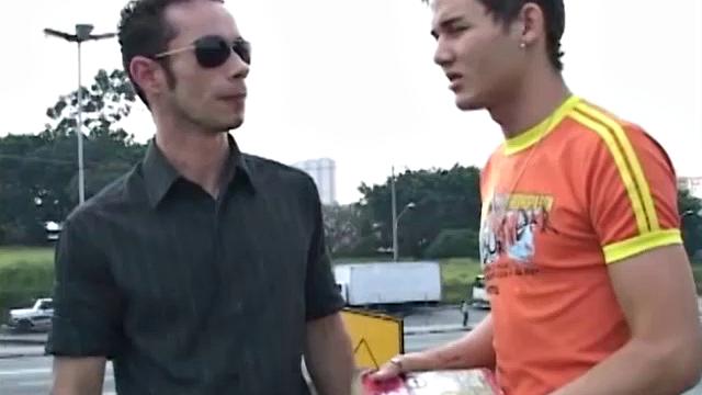 Felipe and Igor Discussing Construction on New Building, Attracted to Cute Stranger