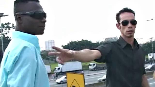 Felipe and Igor Discussing Construction on New Building, Attracted to Cute Stranger