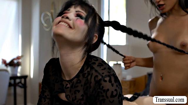 My clown caught me masturbating