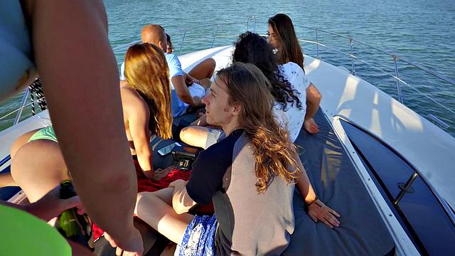 Australian lesbians take turns fucking in reverse cowgirl, taking it in the ass and getting their big tits tattooed