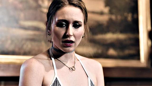 Stepdaughter fucked by stepdad and friend in threesome