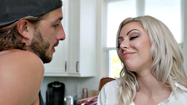 Tattooed Bombshell Karma Rx fucks her friend's ex in bathroom