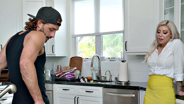 Tattooed Bombshell Karma Rx fucks her friend's ex in bathroom