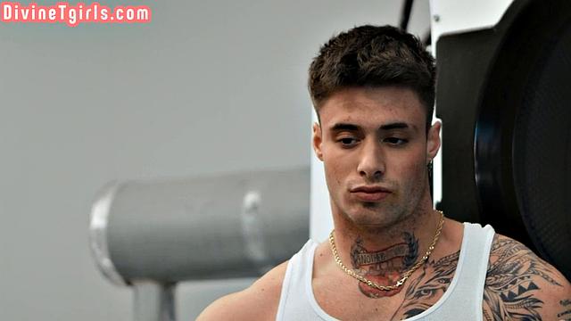 Naughty big-titted Trans hard anal-fucked