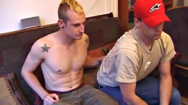 Torque and Kalvin share a cock and suck together