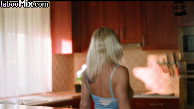 Blonde strapon fucking her horny GF