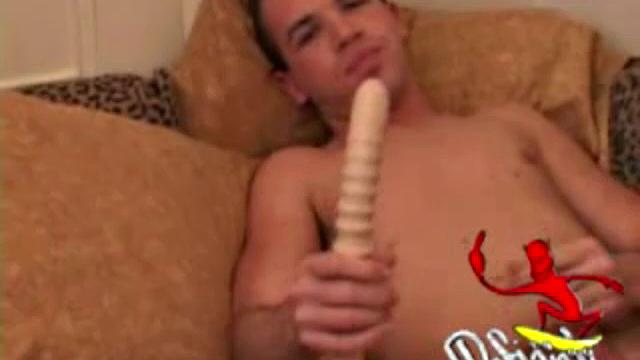 Austin Plays With Dildo