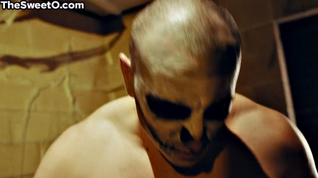 Horny Babe bounces on cock for Halloween