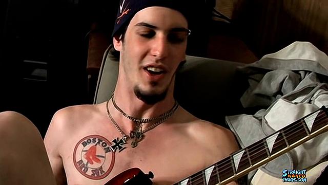 Naked Rocker Jacks His Dick - Axel