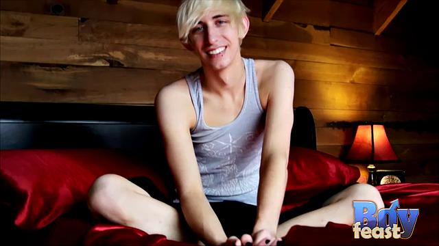Erik Tribold Jerks Off His Huge Twink Cock